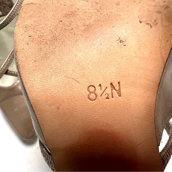 Ingledews Spain Collection Grenada Leather Dress Dance Pumps Pearl Beige sz 8.5 - Picture 12 of 16